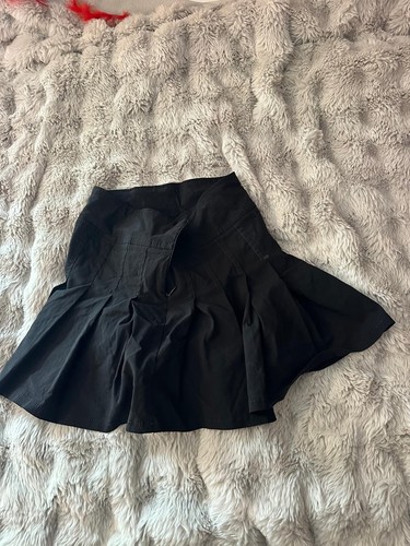 Black pleated flared - flared, ra-ra