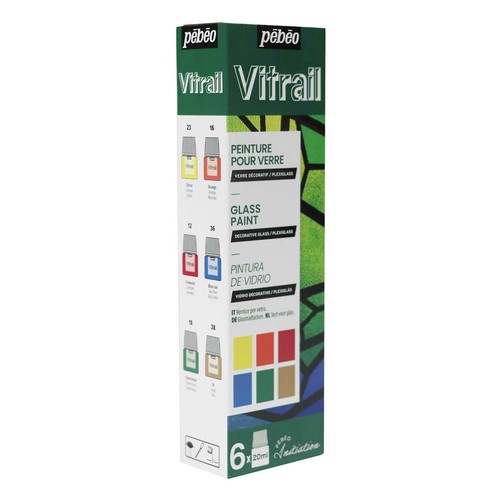 Pebeo vitrail glass - glass, paint