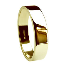 9ct Yellow Gold Flat Profile