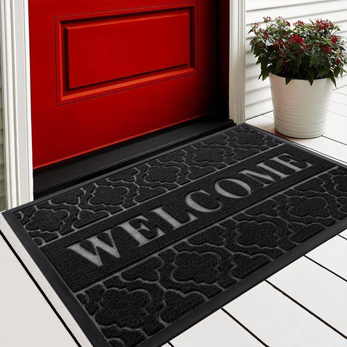 Yimobra welcome door mat - welcome,