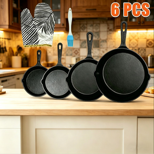 Set cast iron non stick - non,