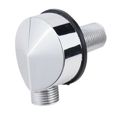 Easy Installation Chrome Colour Hose Connector Round Shower Valve Round Valve