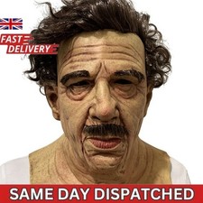 Realistic Latex Old Man Face Mask Halloween Disguise Fancy Dress Cosplay Costume