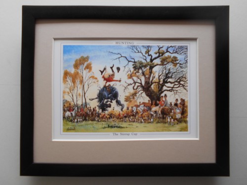 Norman thelwell hunting print - thelwell,