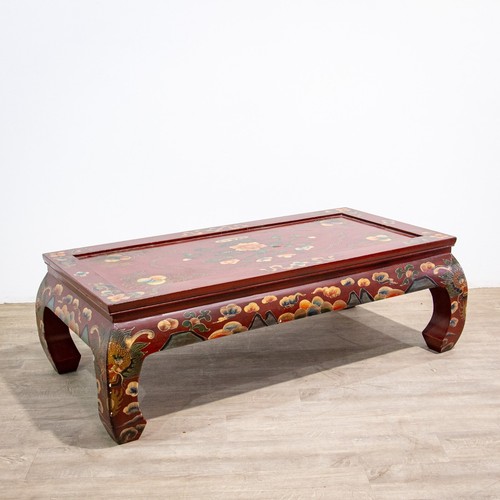 Chinoiserie low painted opium - chinoiserie,