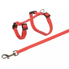 Rabbit harness and lead, various colours. snap buckles(6260)