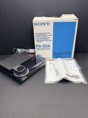 Sony record player black - sony,