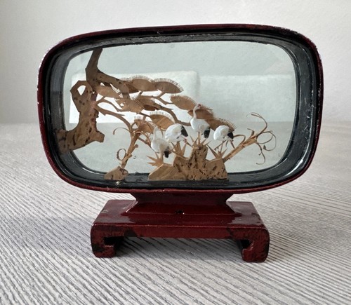 Vintage chinese cork art hand - vintage,