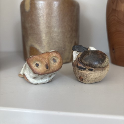 Two tremar pottery - two, birds