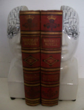 PAIR FOWLER PHRENOLOGY HEAD