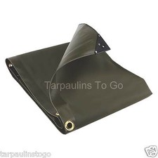 Extra Heavy Duty PVC Tarpaulin 560GSM Cover Waterproof Tough Lorry Tarp