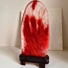 25.57LB Natural red smelting stone, restoration of charged quartz ornaments