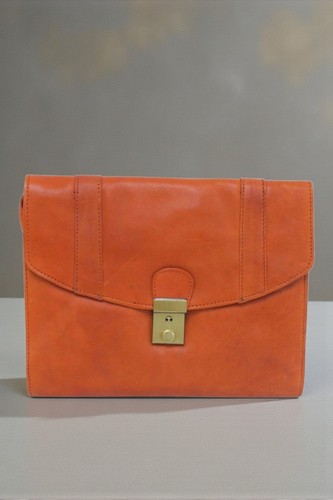 Luigi leather wrist bag - wrist, –