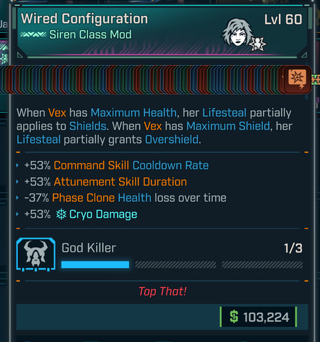 Borderlands modded class - borderlands,