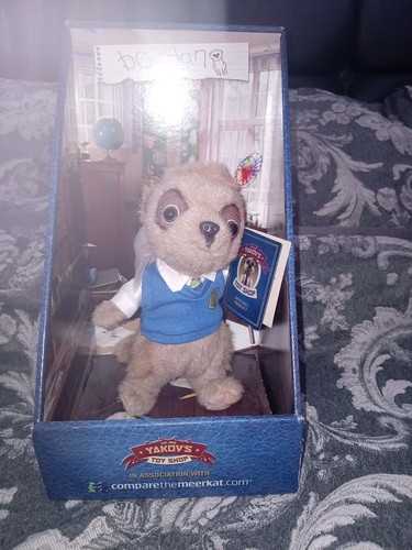Bogdan meerkat soft toy with - soft,