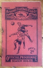 Arsenal v Reading 1934/35 -