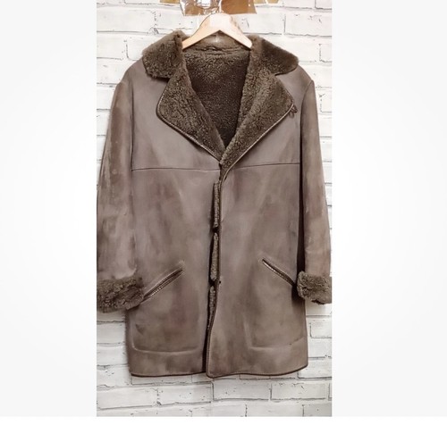 Brown vintage real leather - real,