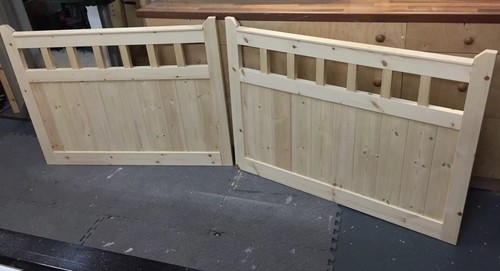Pair handmade redwood - pair,