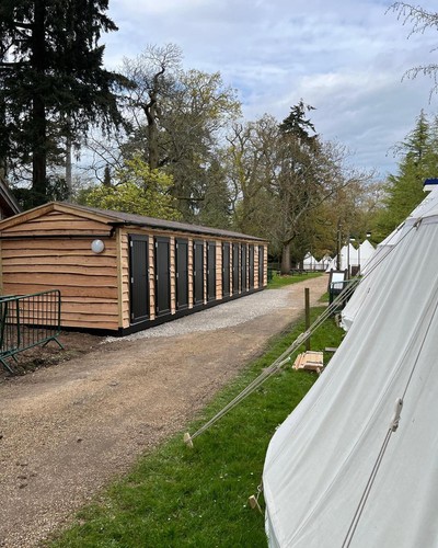 Portable cabin shower block - cabin,