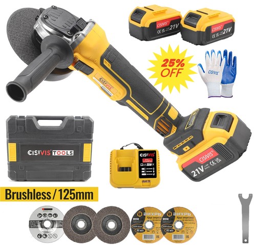 21v 125mm cordless angle - 125mm,