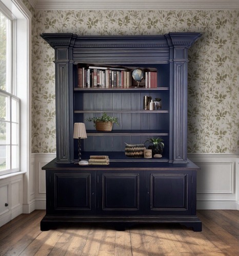 Large painted chalon pine open - painted,