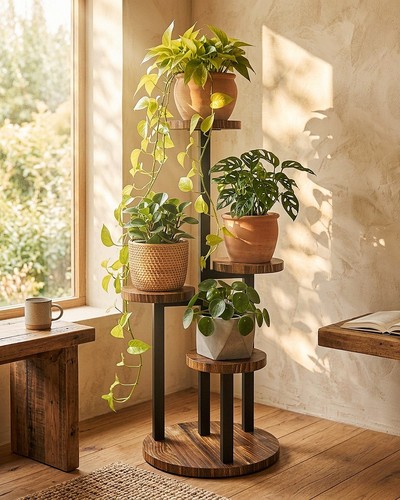 Bamworld plant tables - bamworld, indoor