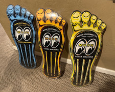 Loser Machine MOON Gas Pedal Skateboard Deck Mooneyes Sealed Yellow Orange Blue