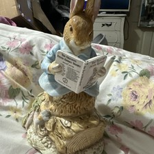 Schmid Beatrix Potter Music Box Musical Figurine Tales Of Peter Rabbit 