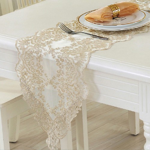Elegant lace table runner - lace,