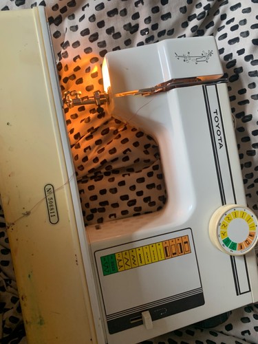 White toyota sewing - , machine