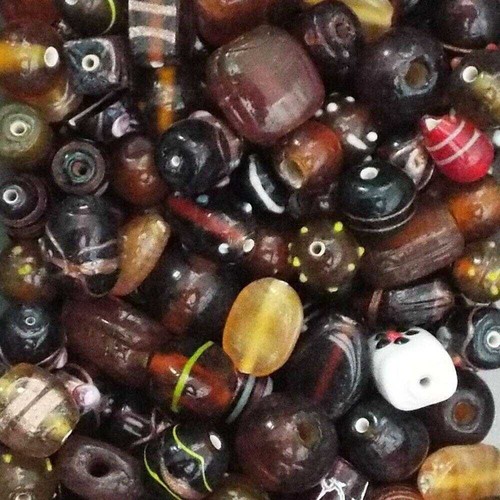 Large glass beads - large,