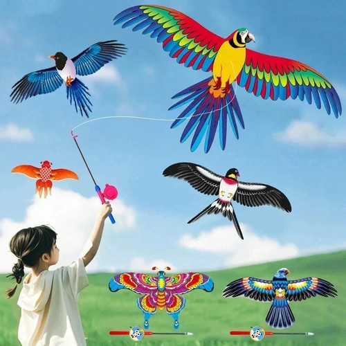 Kids cartoon eagle kite - cartoon,