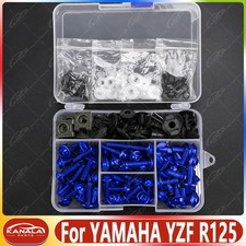 For YAMAHA YZF R125 177Pcs Motorcycle Fairing Bolt Bodywork Screws Kit Nut