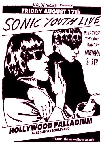 Poster sonic youth goo gig - goo,