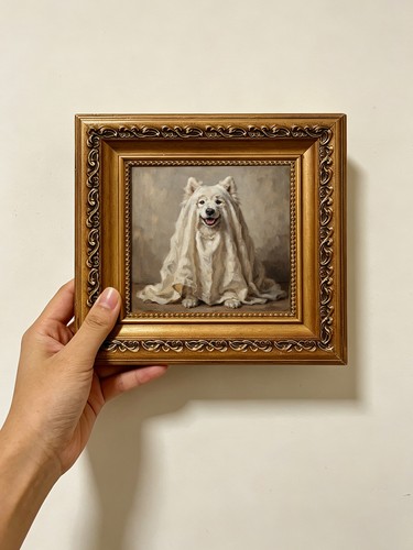Samoyed dog ghost - samoyed,