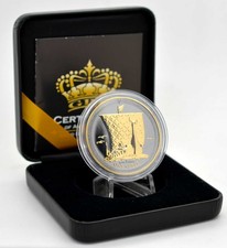 1 oz Silver Isle of Man 2025 One Noble Gold Black Empire Edition