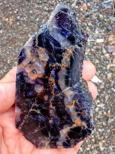 Blue john fluorite crystal - john,
