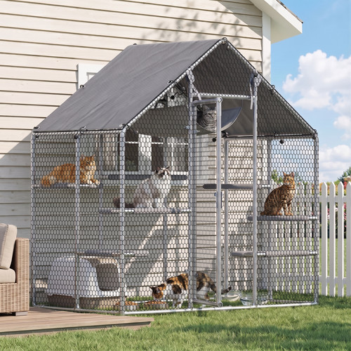 Large catio outdoor - 76", cat