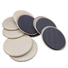 8x 8.9CM Large Furniture Moving Sliders Pads Carpet Felt Gliders Feet Movers