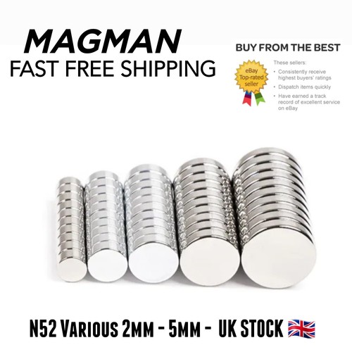 N52 neodymium disc fasteners - disc,