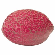 Glass Mosaic Lemon Colour: Pink Elegant Home Décor for Fruit Bowls GM58PK