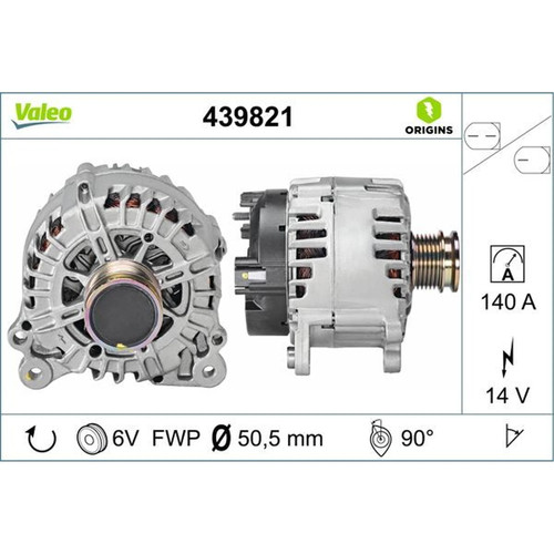 Valeo car alternator - alternator, 12v