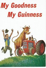 Vintage Guinness Advertising Postcards  - Original - Good Condition - set of 4