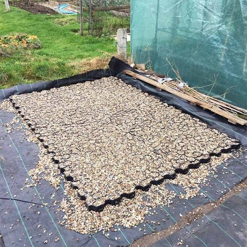 Garden shed base grid full - garden,