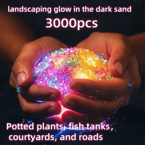 3000pcs bag luminous garden - 3000pcs/bag,