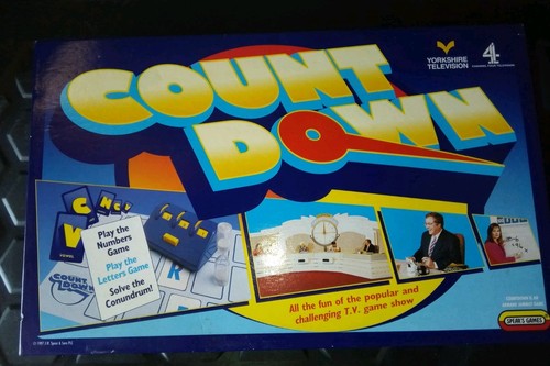 Countdown board game - board,