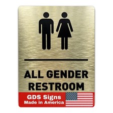 All Gender Bathroom Sign by