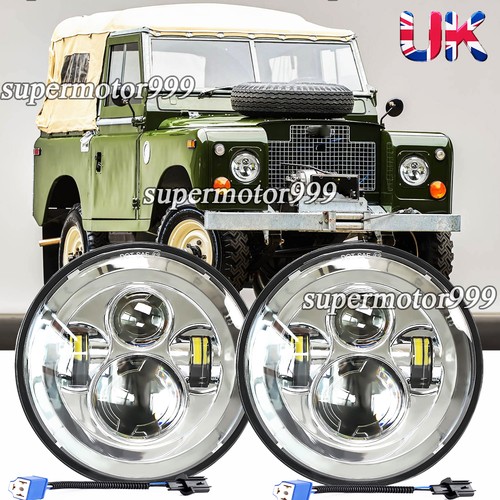 Chrome pair inch led - 7"inch,