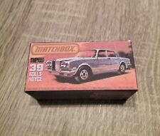 Matchbox Superfast - No39 Rolls Royce SS - Replica / Copy Box only
