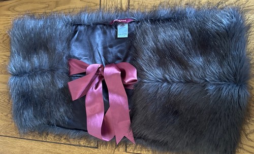 Vintage monsoon shrug faux fur - monsoon,